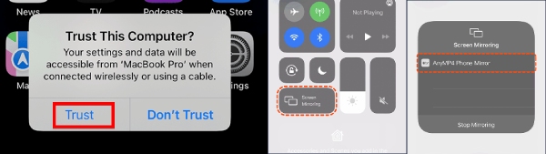 Mirror iPhone to PC via AnyMP4 iPhone Mirror