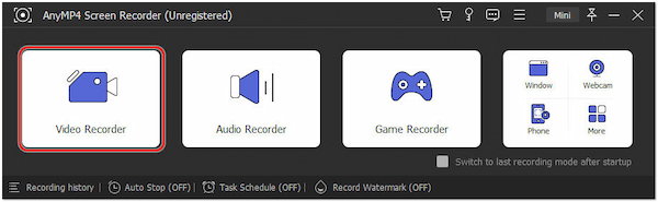 Navigate to Video Recorder
