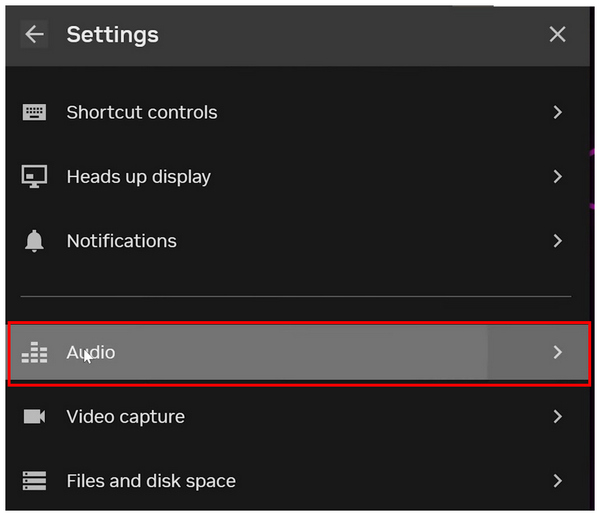 NVidia Settings Audio
