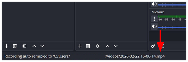 OBS During Remuxed Video