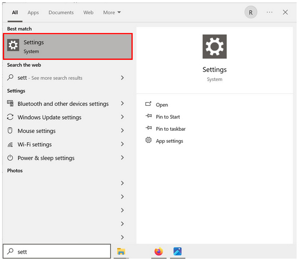 Obs Windows Settings
