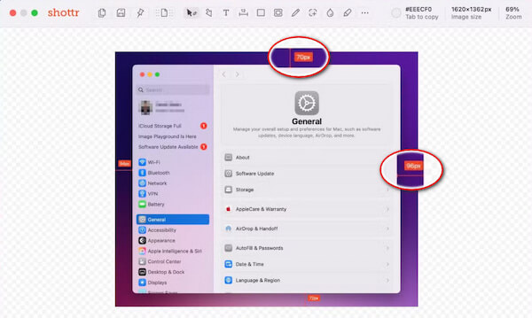Pixel Precision On Shottr
