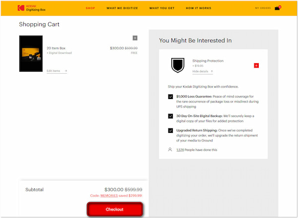 Proceed For Checkout