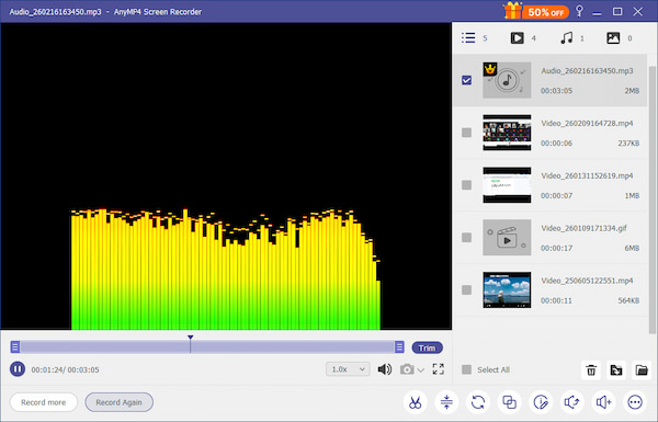 Record Youtube Music