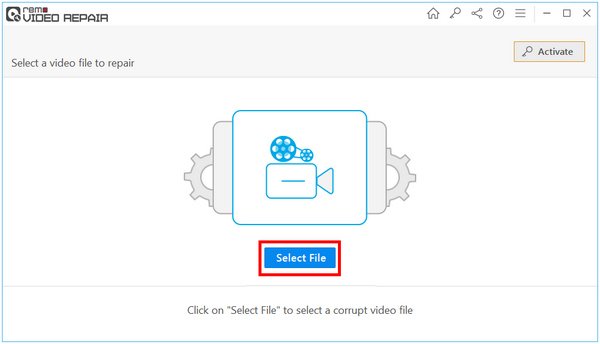 Remo Video Repair Review Select File