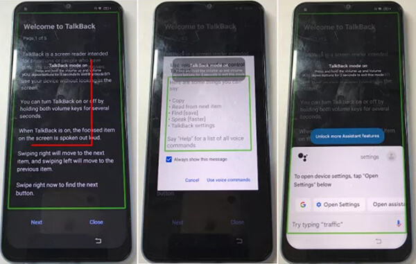 Remove FRP with Talkback