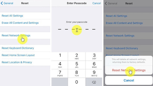 Restart Network Setting