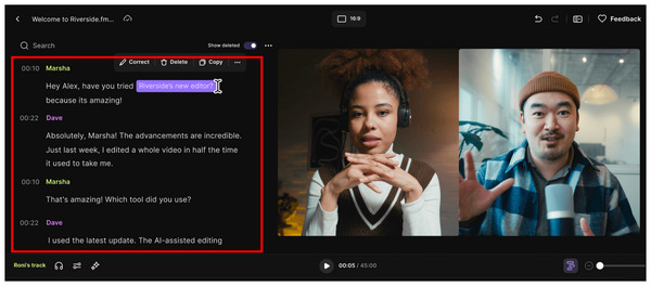 Riverside Ai Transcipt