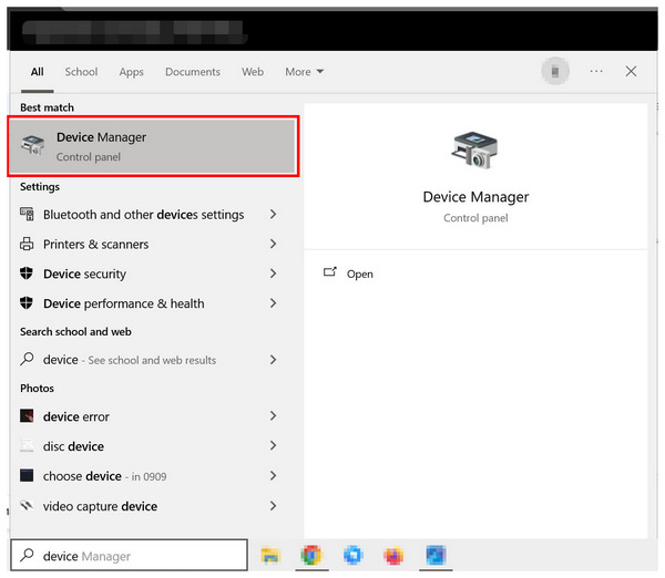 Search Device Manager