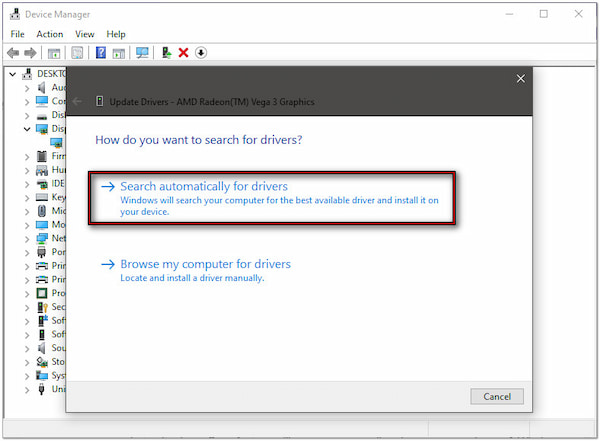 Search Update Driver