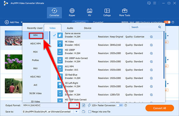 Select Mp4 Output For Mkv