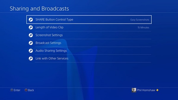 Set Adjust PS4