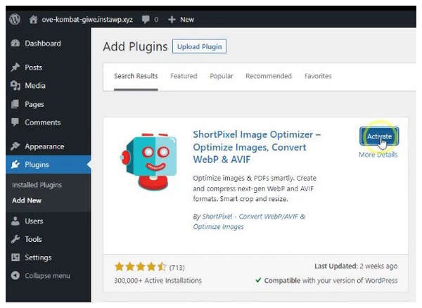 Shortpixel Performance