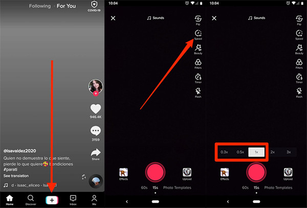 Slow Down Recorded Videos TikTok