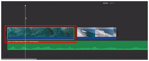 Split Select Video In Timeline