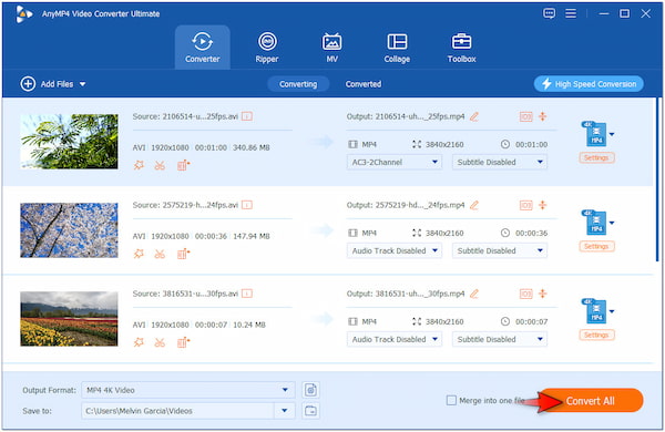 Start Conversion Process