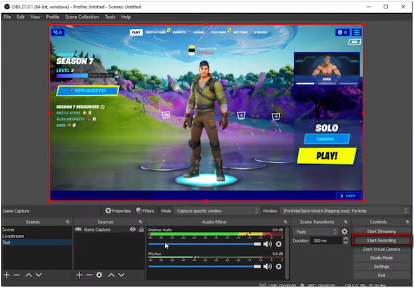 Start Gameplay Recording