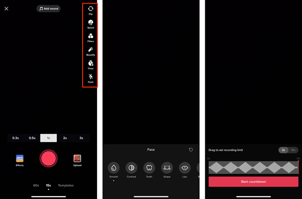 TikTok Record And Edit Features