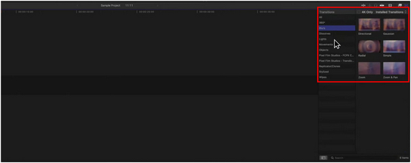 Transitions Available Transition Animations