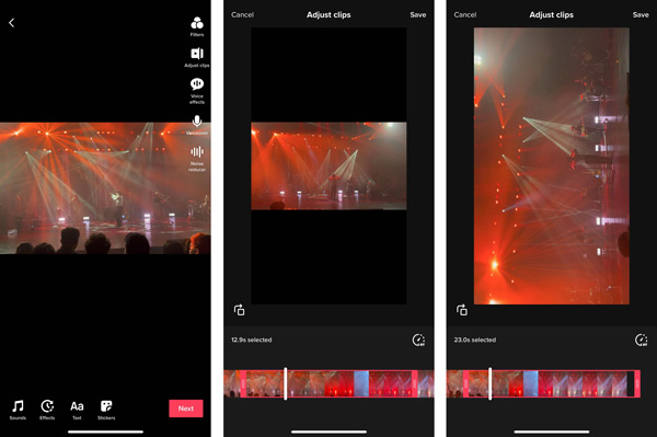 Trim Rotate a TikTok Video