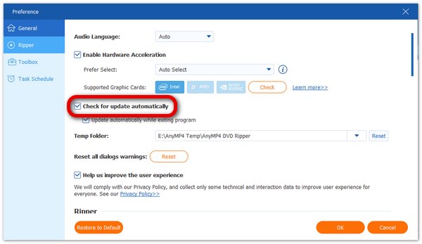 Update Automatically