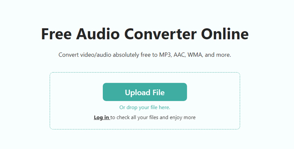 Upload Audio Files