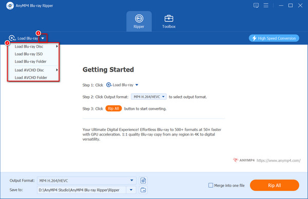 Upload Bdmv from Load Blu Ray