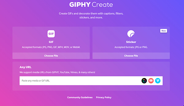 Upload Video to Giphy