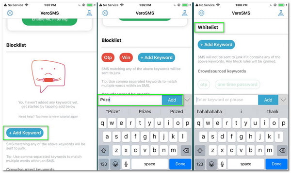iPhone Setting Add Contact to Block