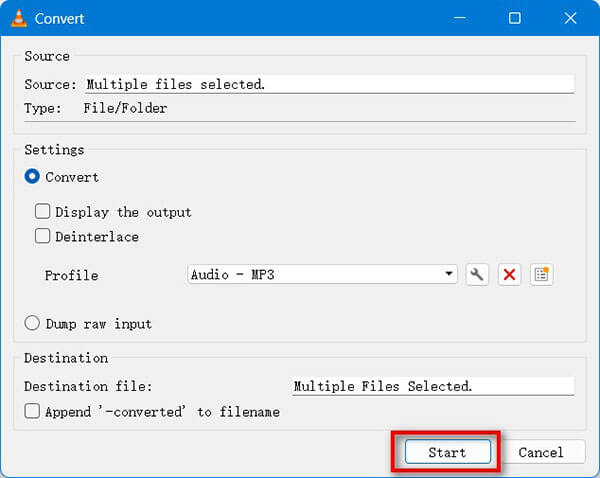 vlc Convert Flac to MP3