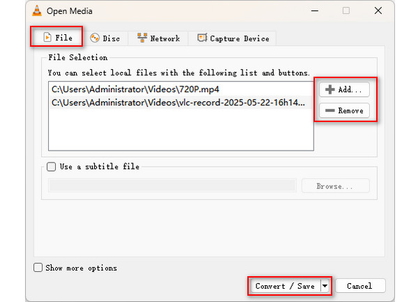 VLC Load 1 Hour Video