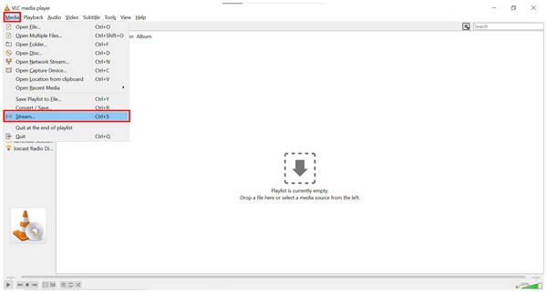 VLC Media Player Media Stream