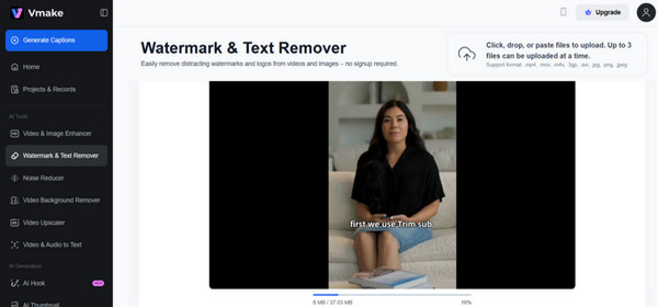 VMake Ai Detect Layered Text to Remove