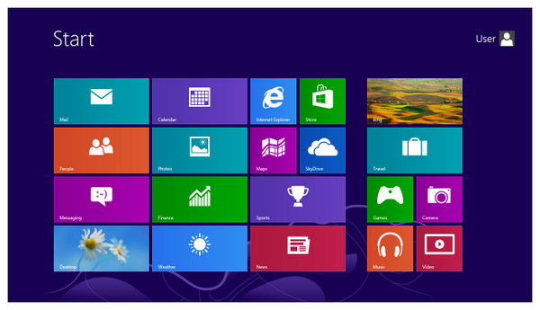 Windows Eight Start Menu