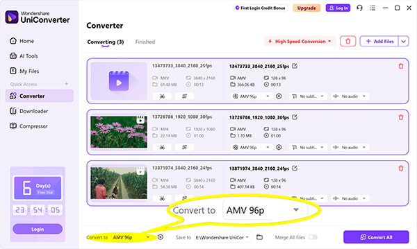 Wondershare Uniconverter Amv Converter