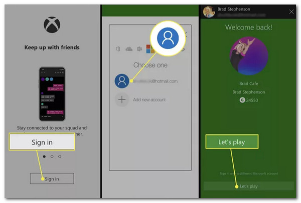 Xbox One Sign in and Play